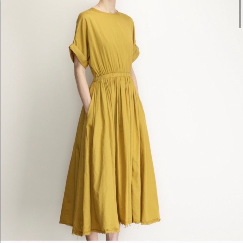 Black Crane, Pleat Dress